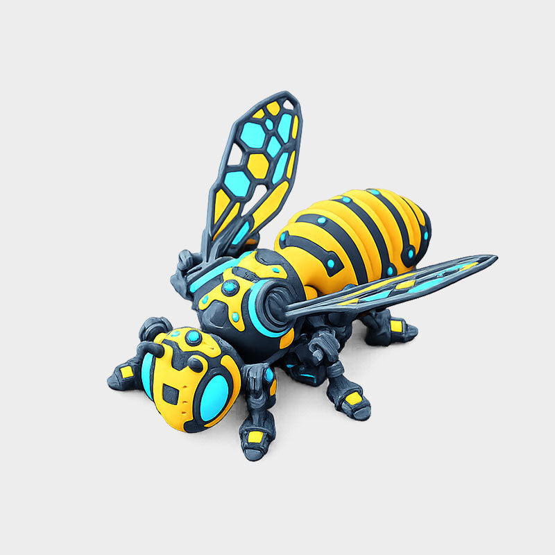 🐝 Een bij die nooit moe wordt – dit mechanische figuurtje brengt een vleugje speelsheid in je werkruimte! 🛠️