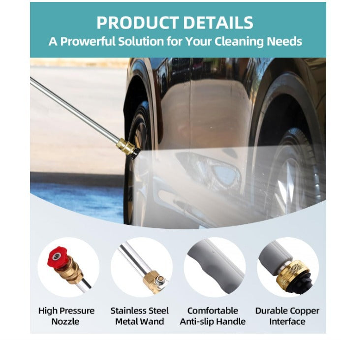 ✨High-pressure Cleaner With Jet Nozzle For Garden Hose ⚡💦