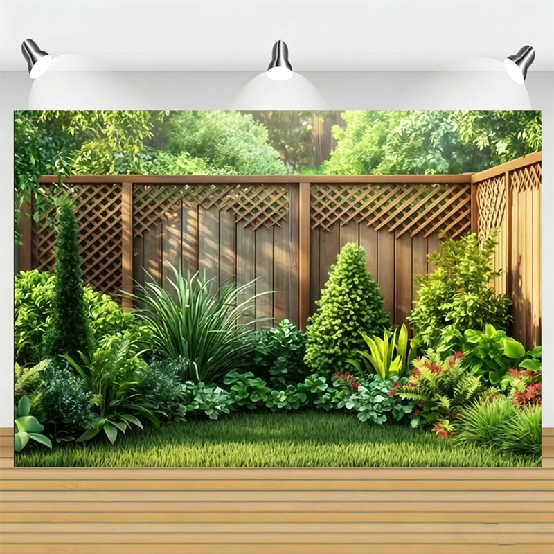 🌲🌸 Verander je achtertuin in een betoverend bos – één spandoek, eindeloze schoonheid! ✨
