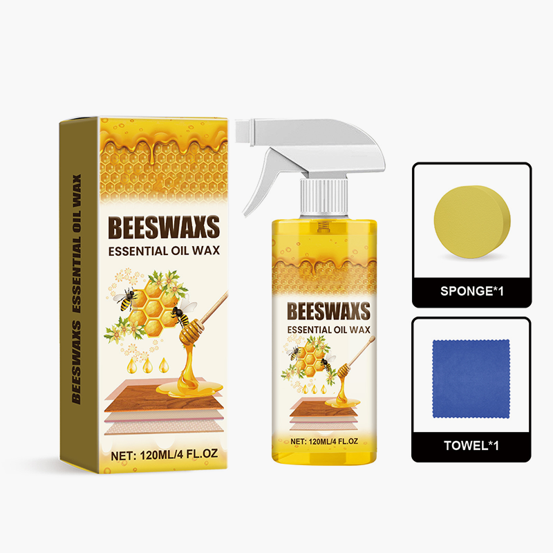 ✨Vloerspray met bijenwas – reinigt, herstelt de glans en verwijdert krassen! 🧹