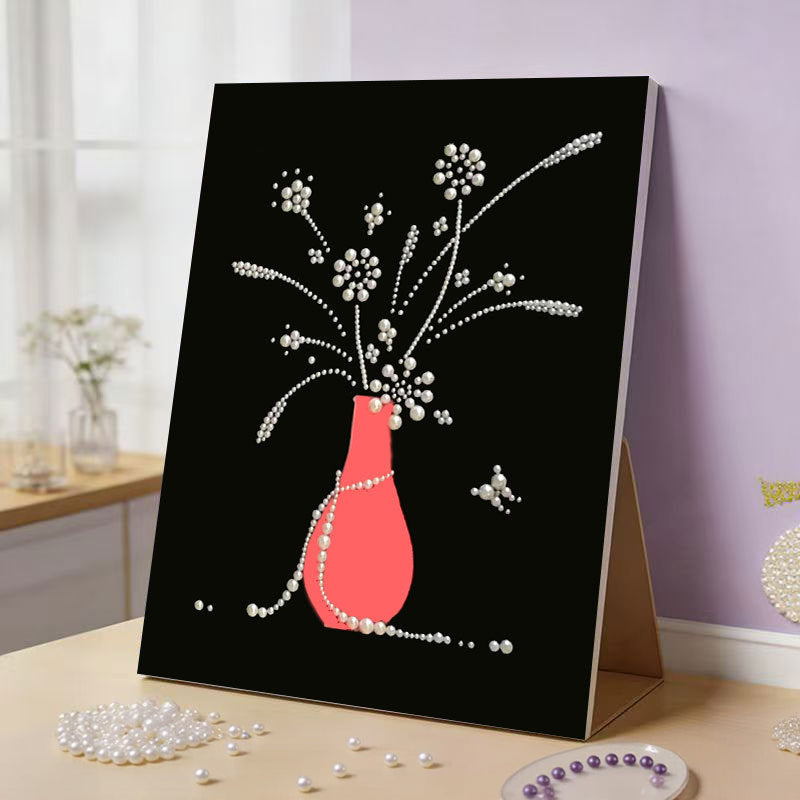✨🎨Scherm uit, creativiteit aan: maak je eigen glinsterende meesterwerk! 🎨 DIY Parelkunstpakket