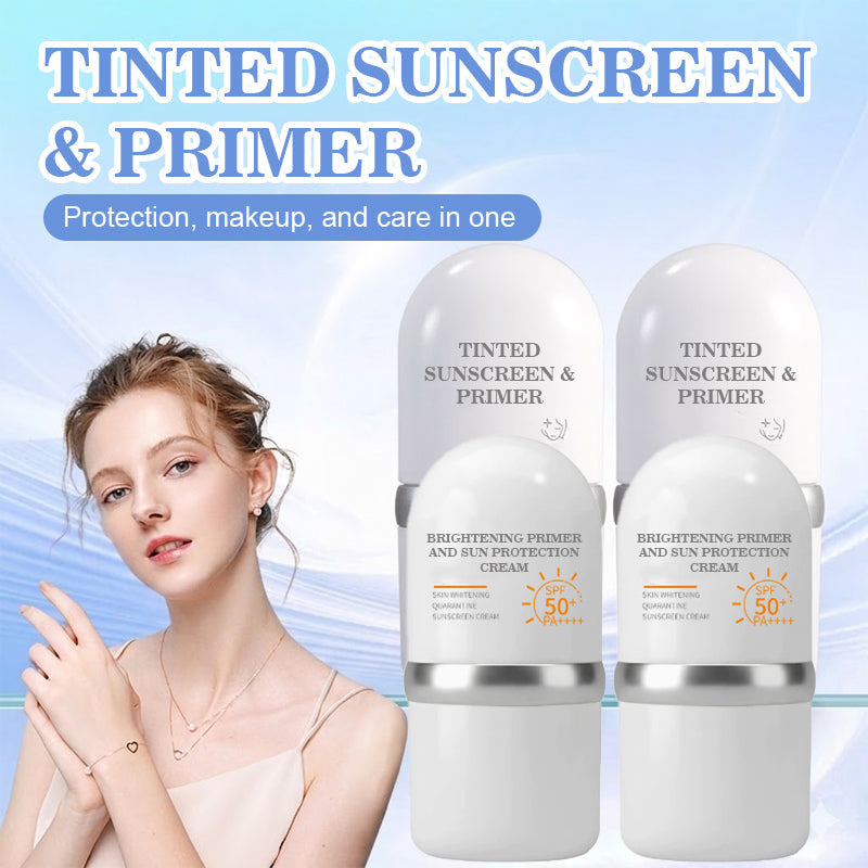 🌞 Multifunctionele make-up primer – verheldert de huidskleur ☀️ en biedt een stralende zonbescherming 💖