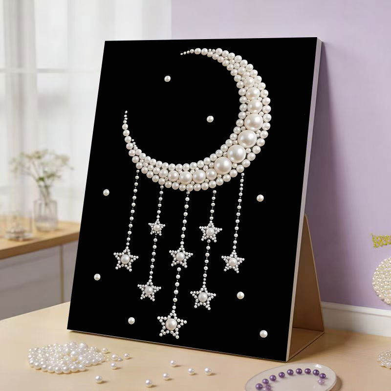 ✨🎨Scherm uit, creativiteit aan: maak je eigen glinsterende meesterwerk! 🎨 DIY Parelkunstpakket