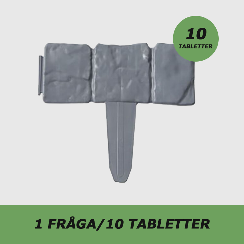 💚Imitatie stenen tuinafscheiding🧩🧱