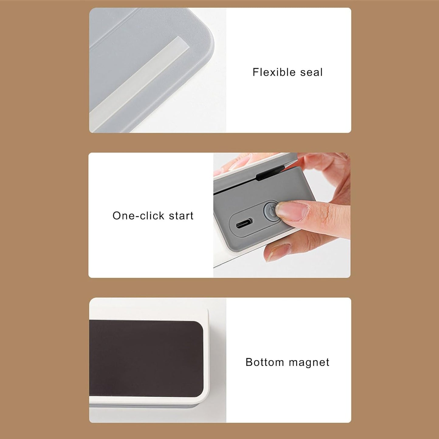 2-in-1 mini-warmteverzegelaar en -snijder🔥✂️
