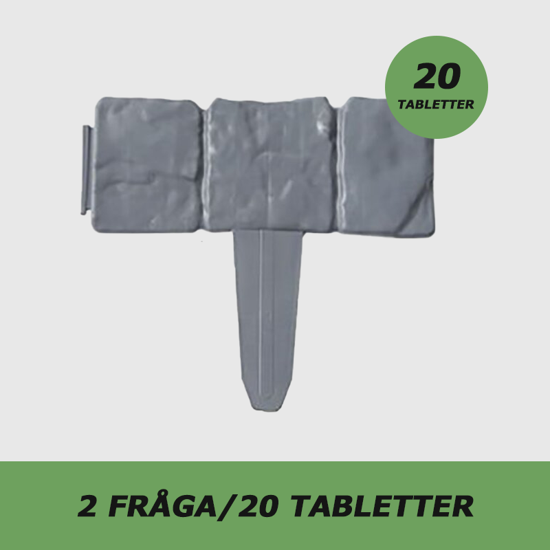 💚Imitatie stenen tuinafscheiding🧩🧱