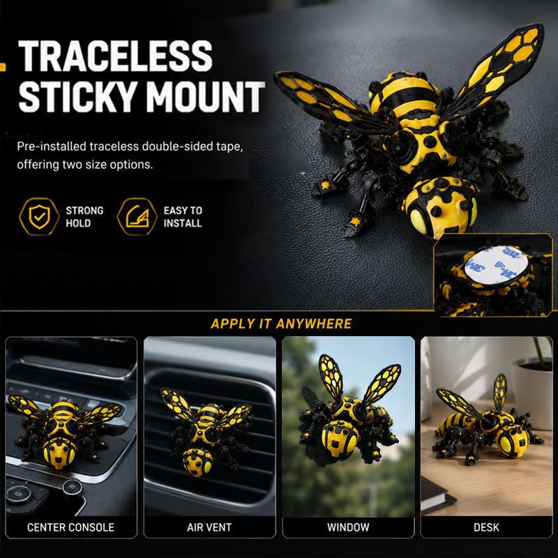 🐝 Een bij die nooit moe wordt – dit mechanische figuurtje brengt een vleugje speelsheid in je werkruimte! 🛠️