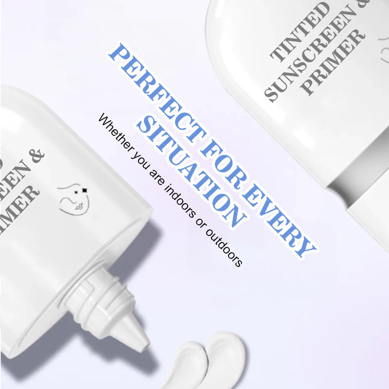 🌞 Multifunctionele make-up primer – verheldert de huidskleur ☀️ en biedt een stralende zonbescherming 💖