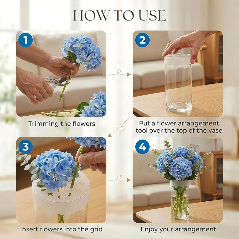 🎁💐Koop 1 en krijg 2 gratis🌼Laat je bloemen er prachtig en elegant uitzien --Siliconen bloemenhouder voor boeketten✨