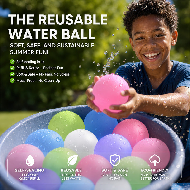 💦Dompelen, gooien, herhalen🎈 Herbruikbare zelfsluitende waterballonnen
