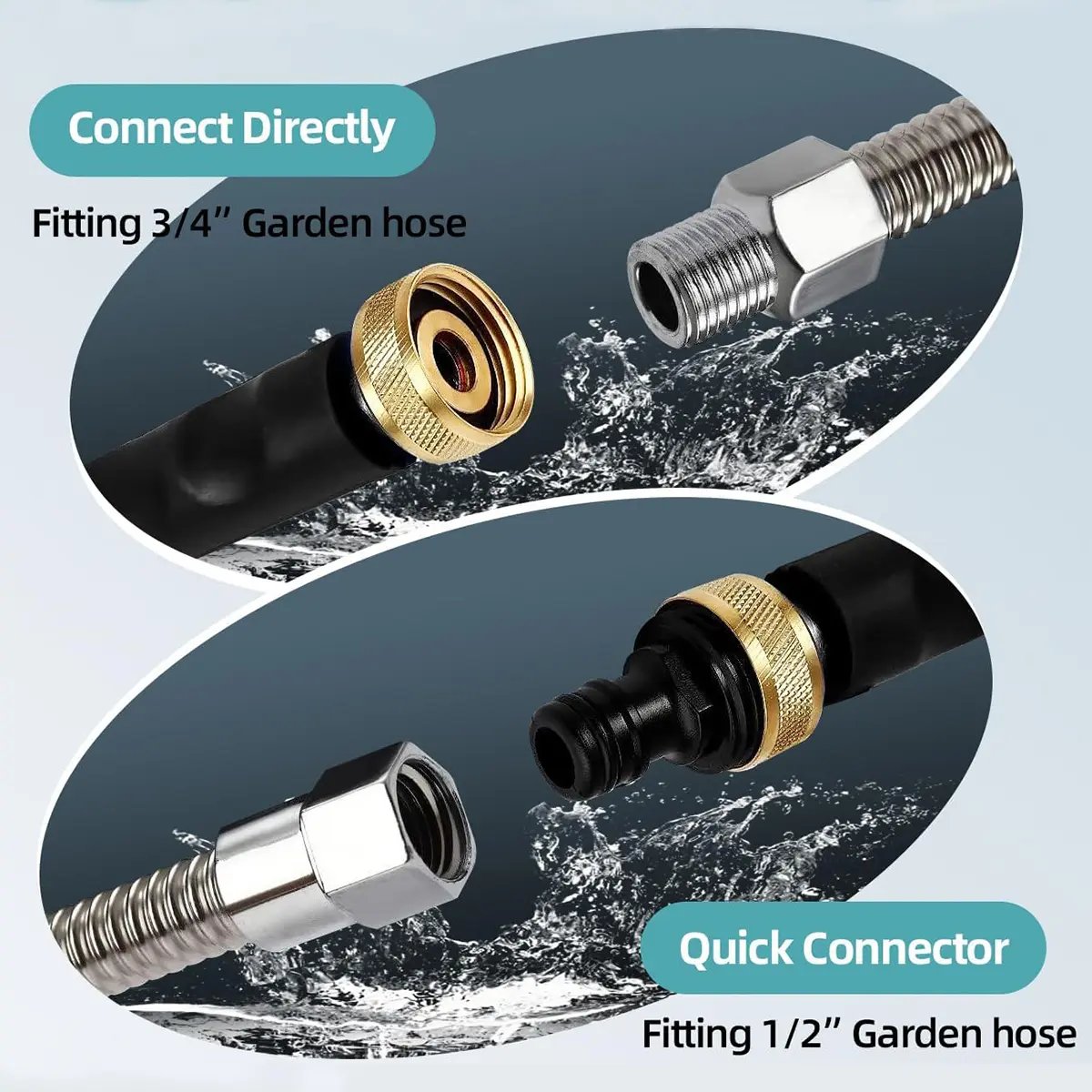 ✨High-pressure Cleaner With Jet Nozzle For Garden Hose ⚡💦