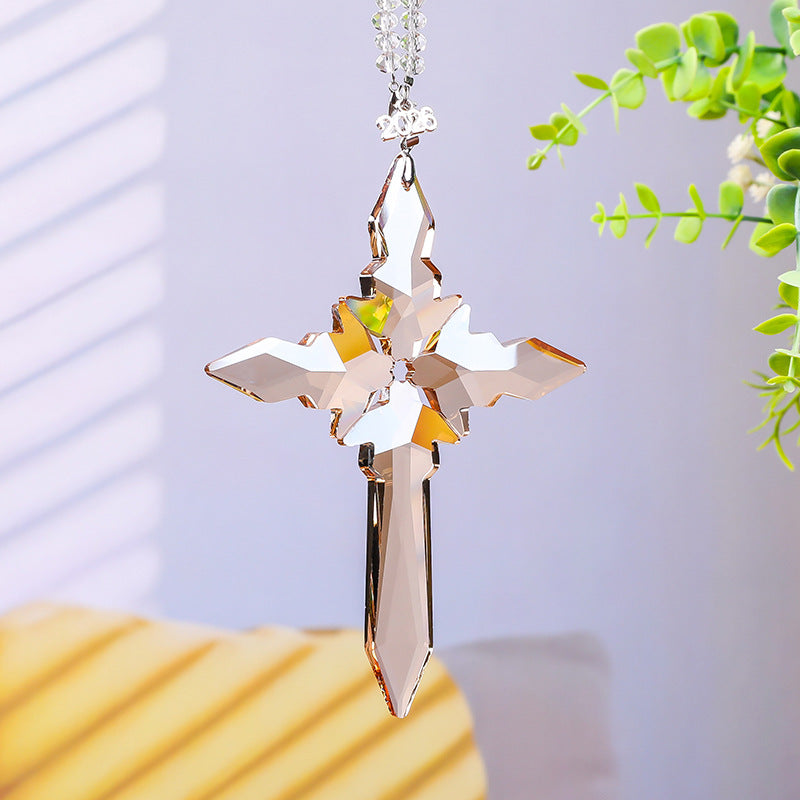 ✨ Kristallen kruis-hangornament
