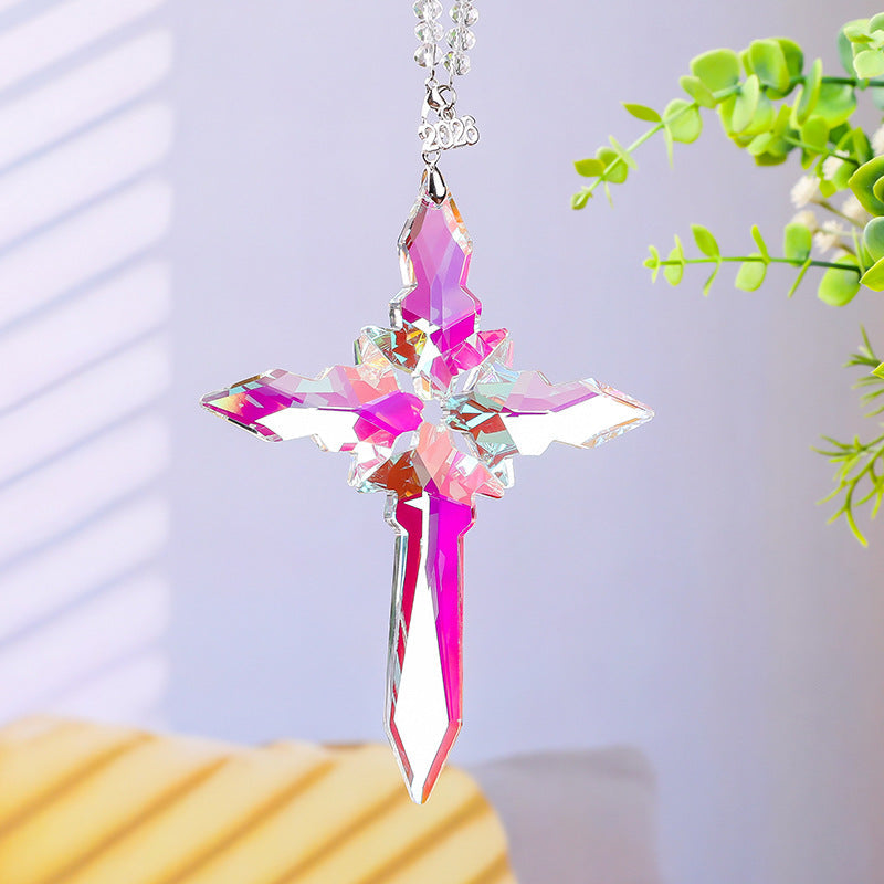 ✨ Kristallen kruis-hangornament