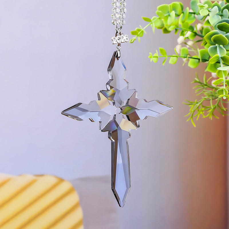 ✨ Kristallen kruis-hangornament