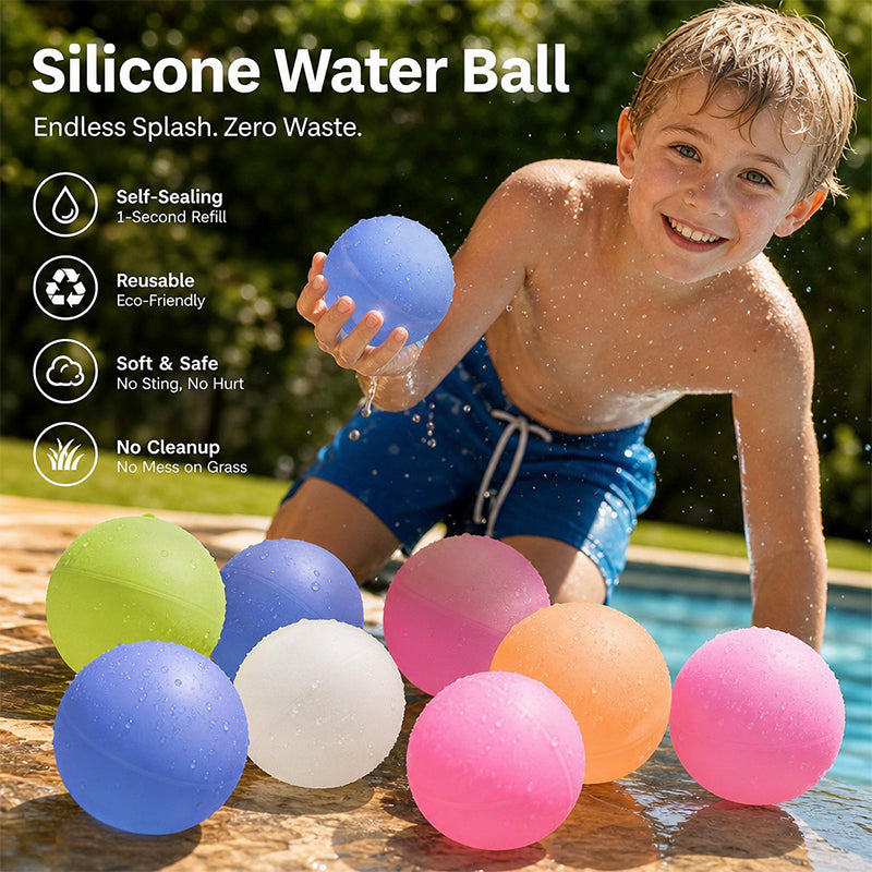 💦Dompelen, gooien, herhalen🎈 Herbruikbare zelfsluitende waterballonnen