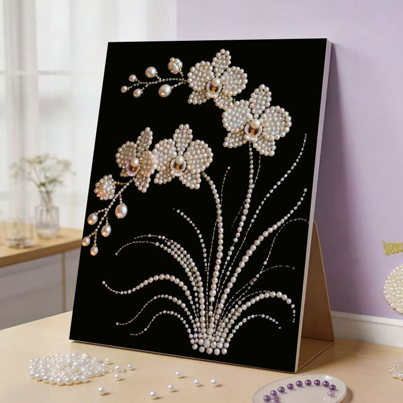✨🎨Scherm uit, creativiteit aan: maak je eigen glinsterende meesterwerk! 🎨 DIY Parelkunstpakket