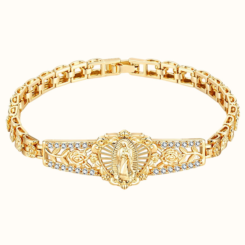 ✨ Gouden geometrische armband met opengewerkte detail. 💎💫