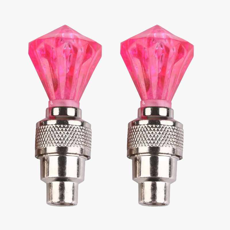 💎 Neon-juweel ventiellampjes: maak van elke rit een lichtshow!