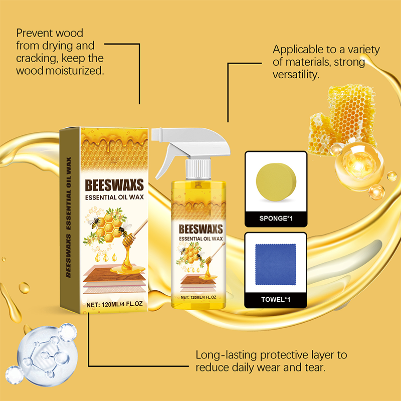 ✨Vloerspray met bijenwas – reinigt, herstelt de glans en verwijdert krassen! 🧹