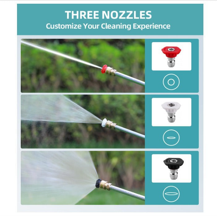 ✨High-pressure Cleaner With Jet Nozzle For Garden Hose ⚡💦