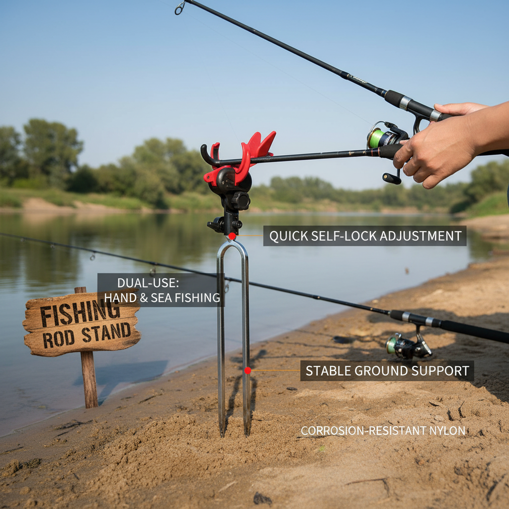 🔧 Geen wiebelen meer, geen wegglijden meer – je hengel blijft stevig vastzitten totdat je klaar bent om te drillen! 🎣💪