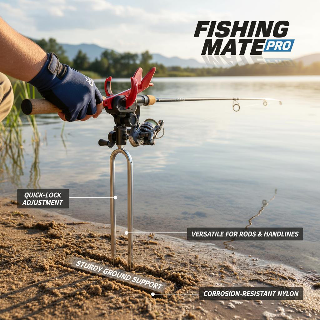 🔧 Geen wiebelen meer, geen wegglijden meer – je hengel blijft stevig vastzitten totdat je klaar bent om te drillen! 🎣💪
