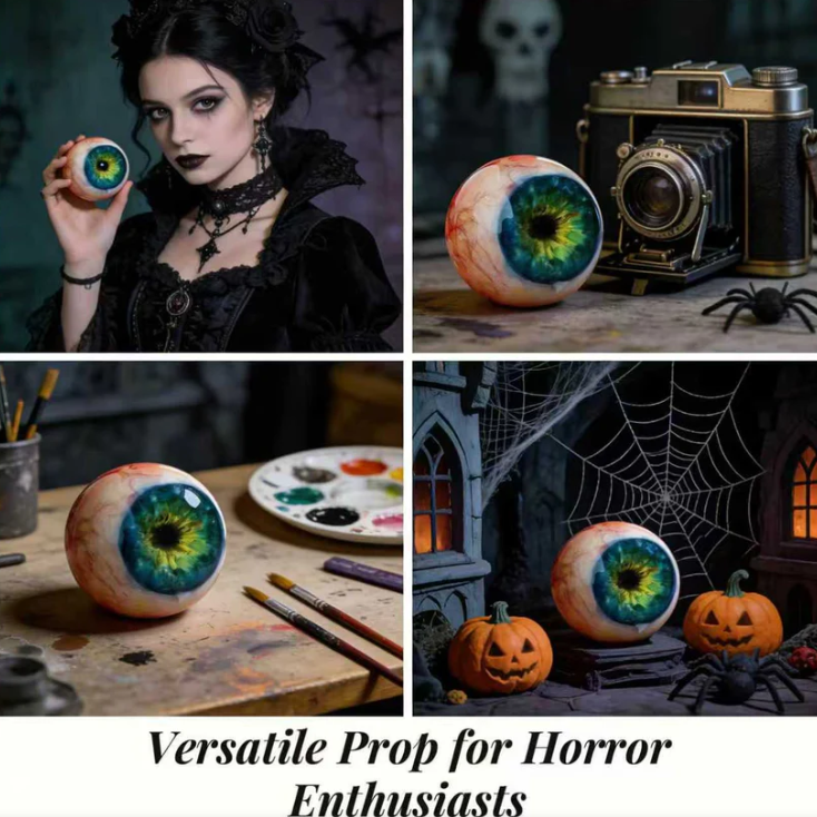 ⚡Hyperrealistische decoratie in de vorm van een monsteroog 👁️