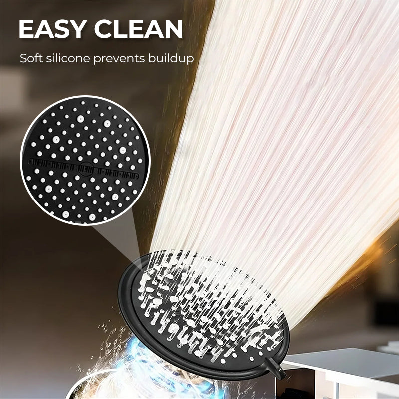 🌧️ Is de waterdruk te laag? Deze regendouchekop is de oplossing! Met acht instelbare straalstanden zorgt hij voor een ware stortbui! 💪🚿