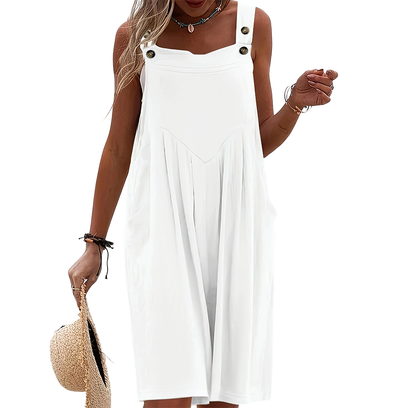 Mouwloze Jumpsuit met Brede Pijpen – Jouw zomerse bries in stijl! ☀️🌬️