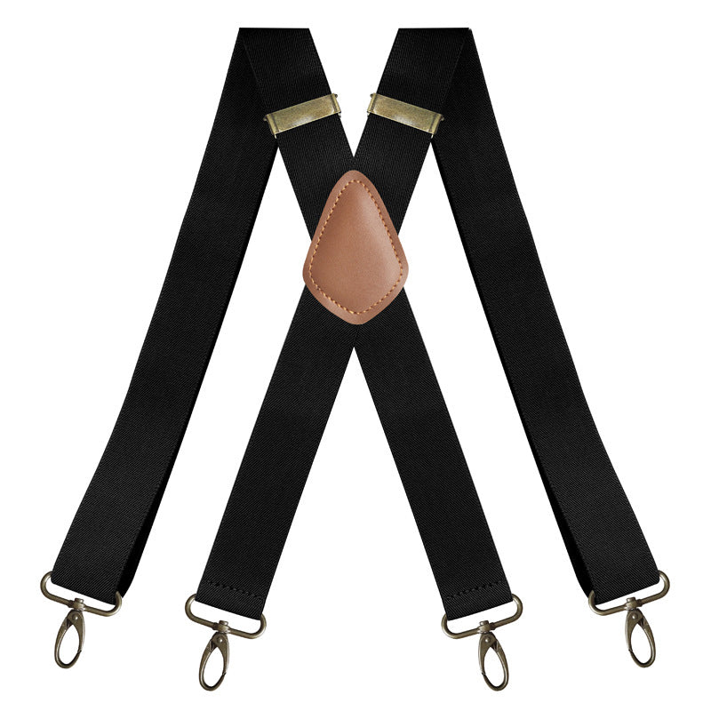 🎁 HERENSET: Vintage X-bretels met GRATIS zwarte vlinderdas (alleen vandaag!) ✨