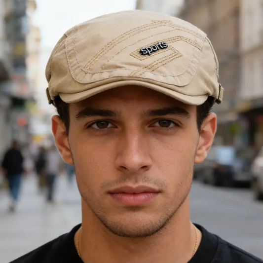 Een klassieke platte hoed, een ideale keuze voor dagelijks gebruik in alle seizoenen.✨🧢