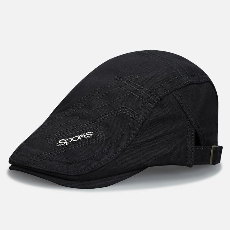 Een klassieke platte hoed, een ideale keuze voor dagelijks gebruik in alle seizoenen.✨🧢