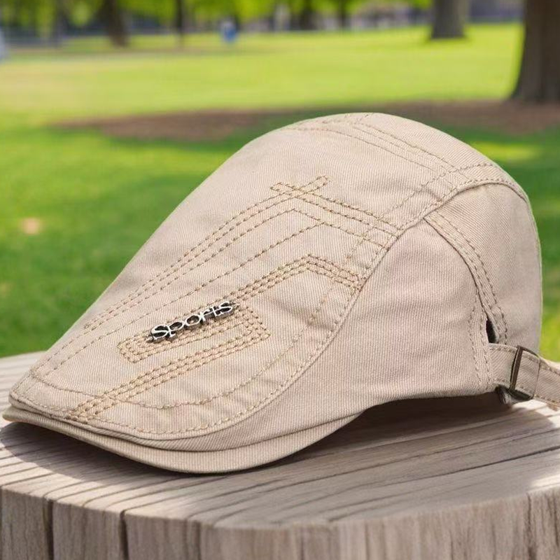 Een klassieke platte hoed, een ideale keuze voor dagelijks gebruik in alle seizoenen.✨🧢