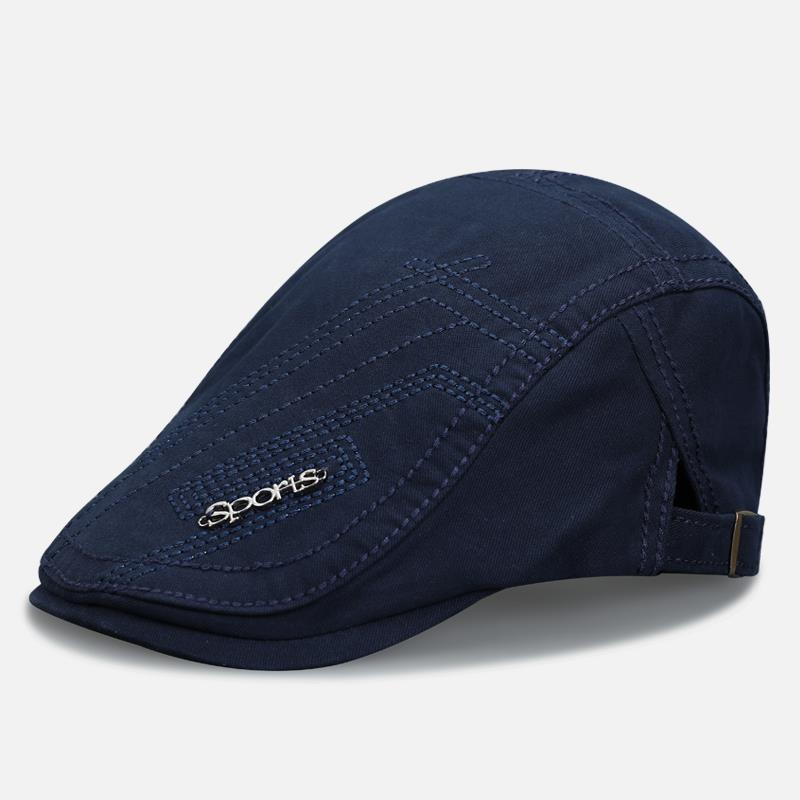 Een klassieke platte hoed, een ideale keuze voor dagelijks gebruik in alle seizoenen.✨🧢