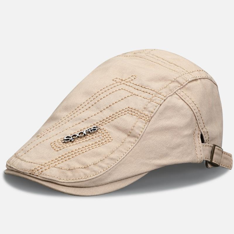Een klassieke platte hoed, een ideale keuze voor dagelijks gebruik in alle seizoenen.✨🧢