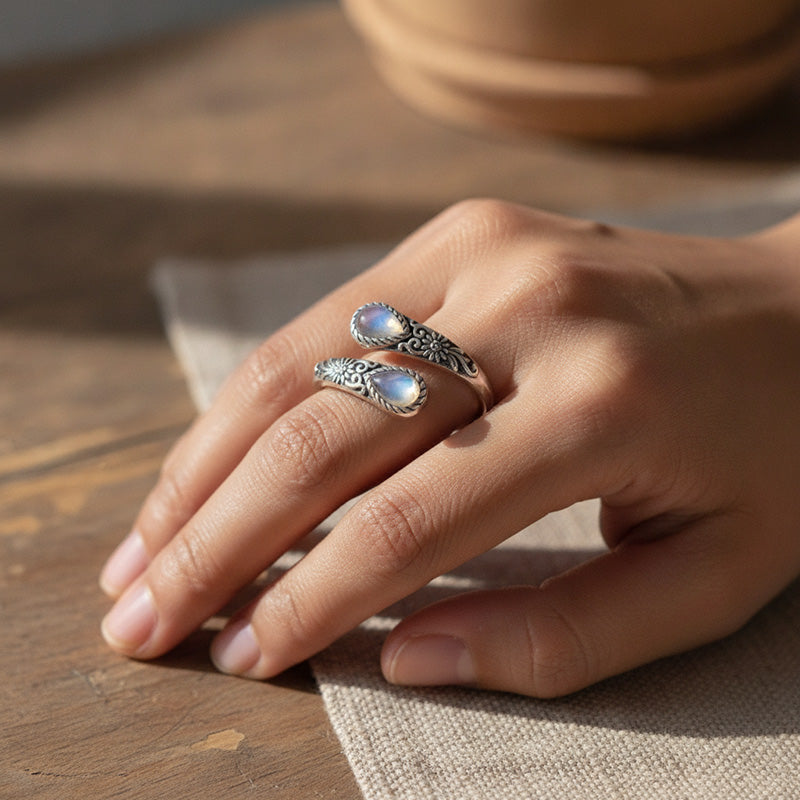 📢📢Zomeraanbieding⏰Verstelbare vintage open ring