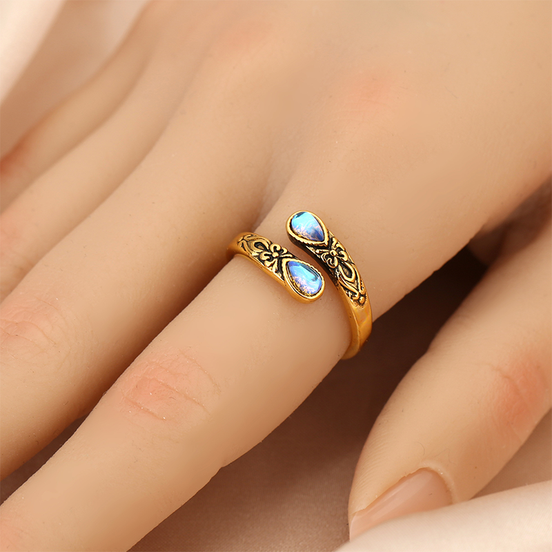 📢📢Zomeraanbieding⏰Verstelbare vintage open ring