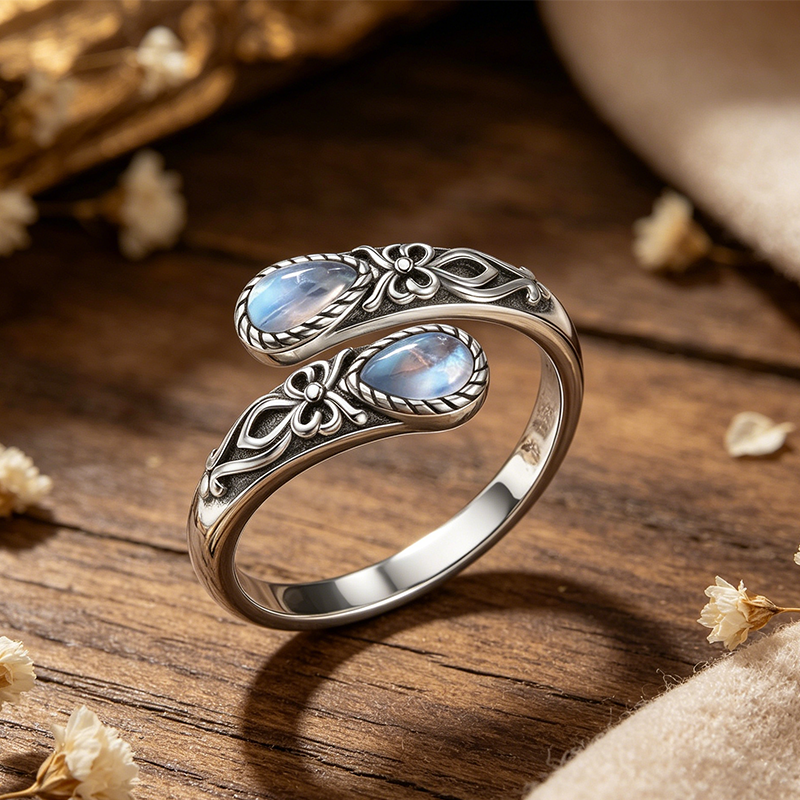 📢📢Zomeraanbieding⏰Verstelbare vintage open ring